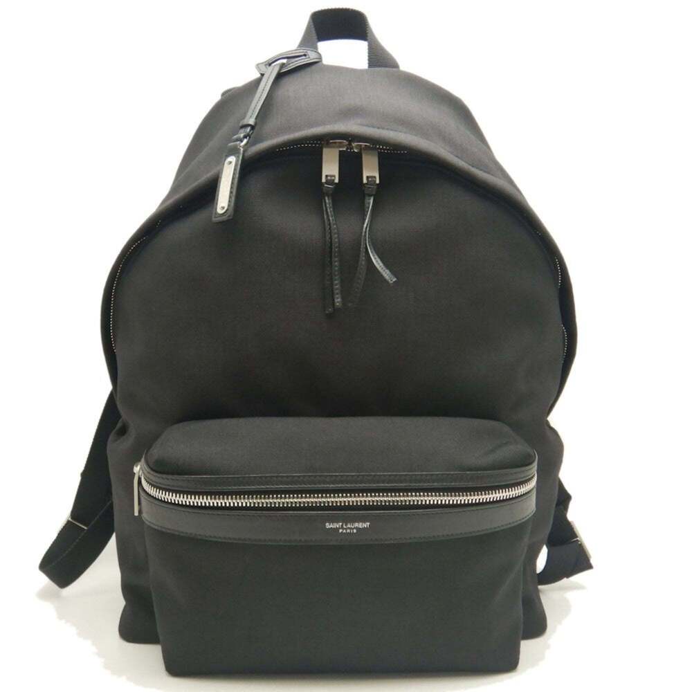 YVES SAINT LAURENT City Backpack 534967･0323, Nylon Backpack, Black, Men's, 2...